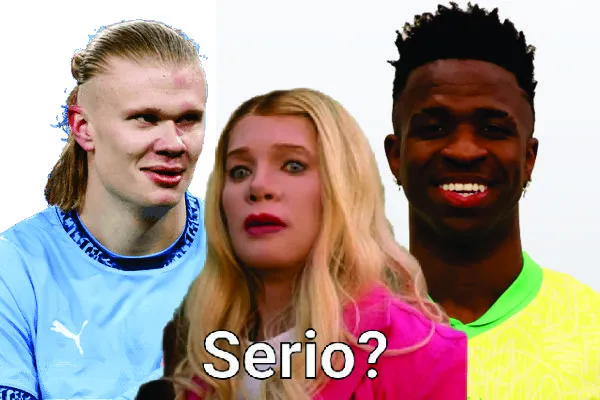 Meme de As Branquelas viraliza e rende interação entre Vini Jr. e Haaland antes das oitavas