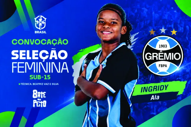 Barreirense Ingridy Marlen é convocada para a Seleção Brasileira Feminina Sub-15