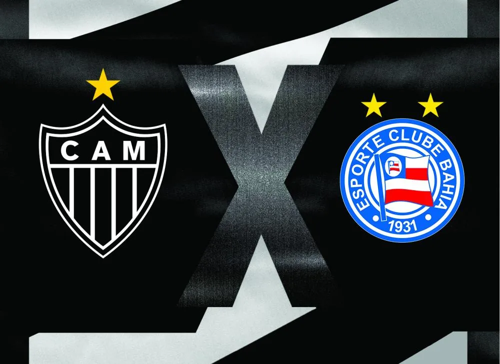 Bahia visita o Atlético-MG para seguir na briga pelo G-4 do Brasileirão; veja onde assistir